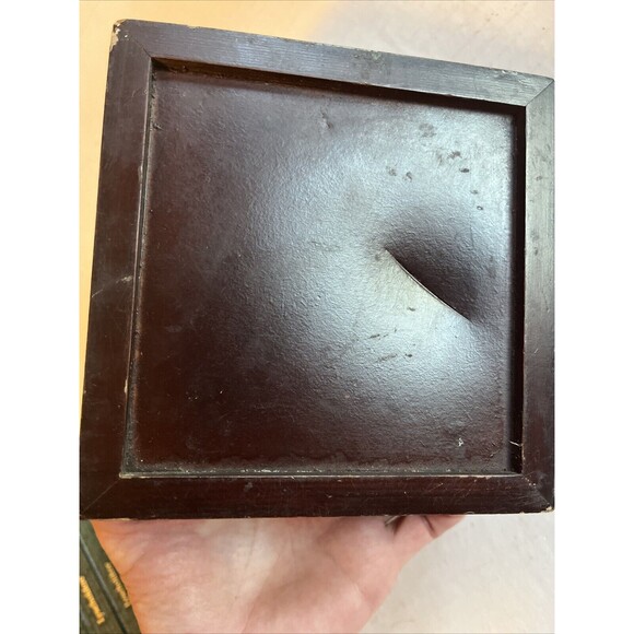 Cypress Home Christmas Deluxe Absorbant Ceramic 4-Coaster Wooden Box Set Cork - Picture 7 of 15